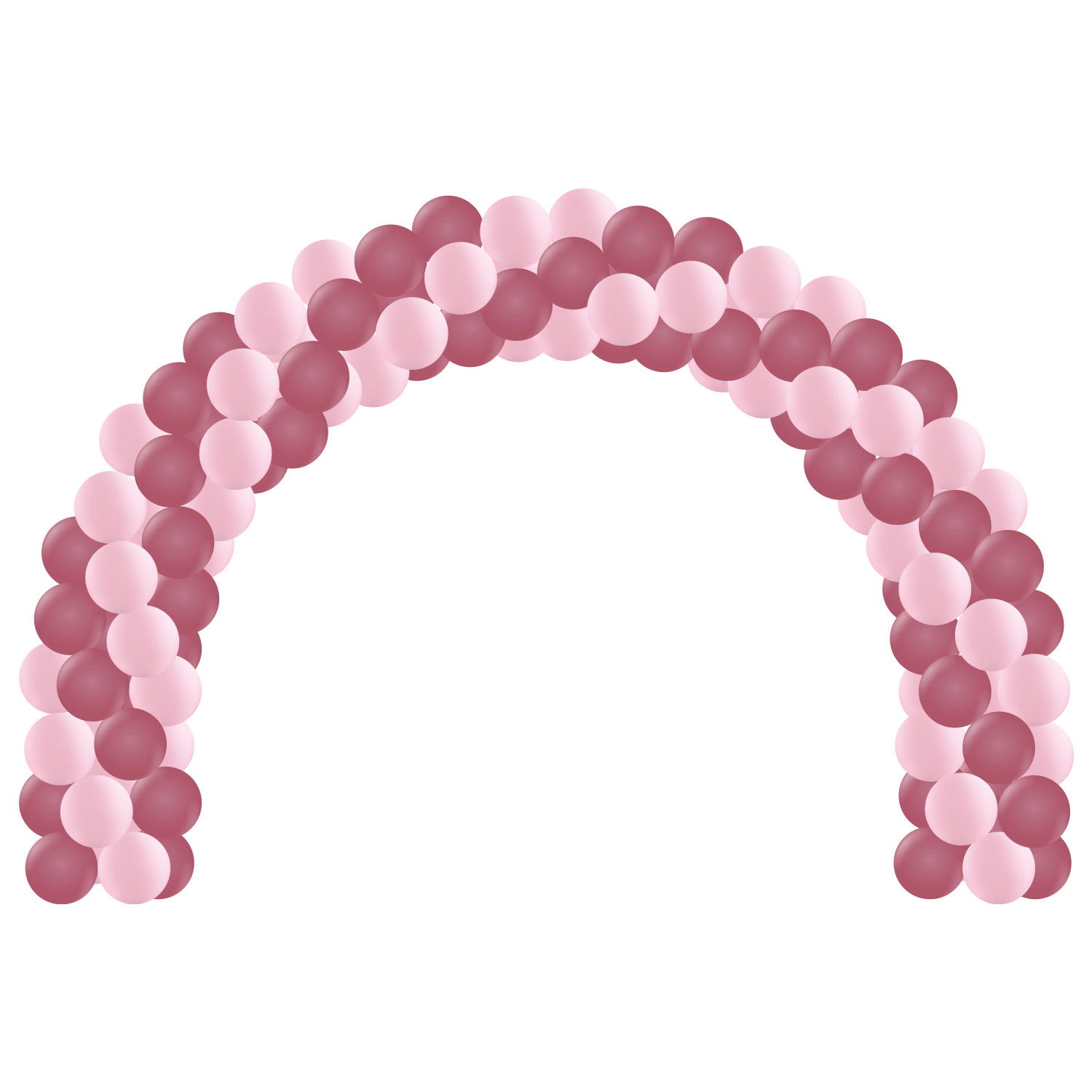 Ballongbåge Rosa (8 m)