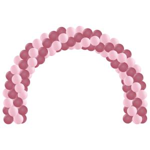 Ballongbåge Rosa (11 m)