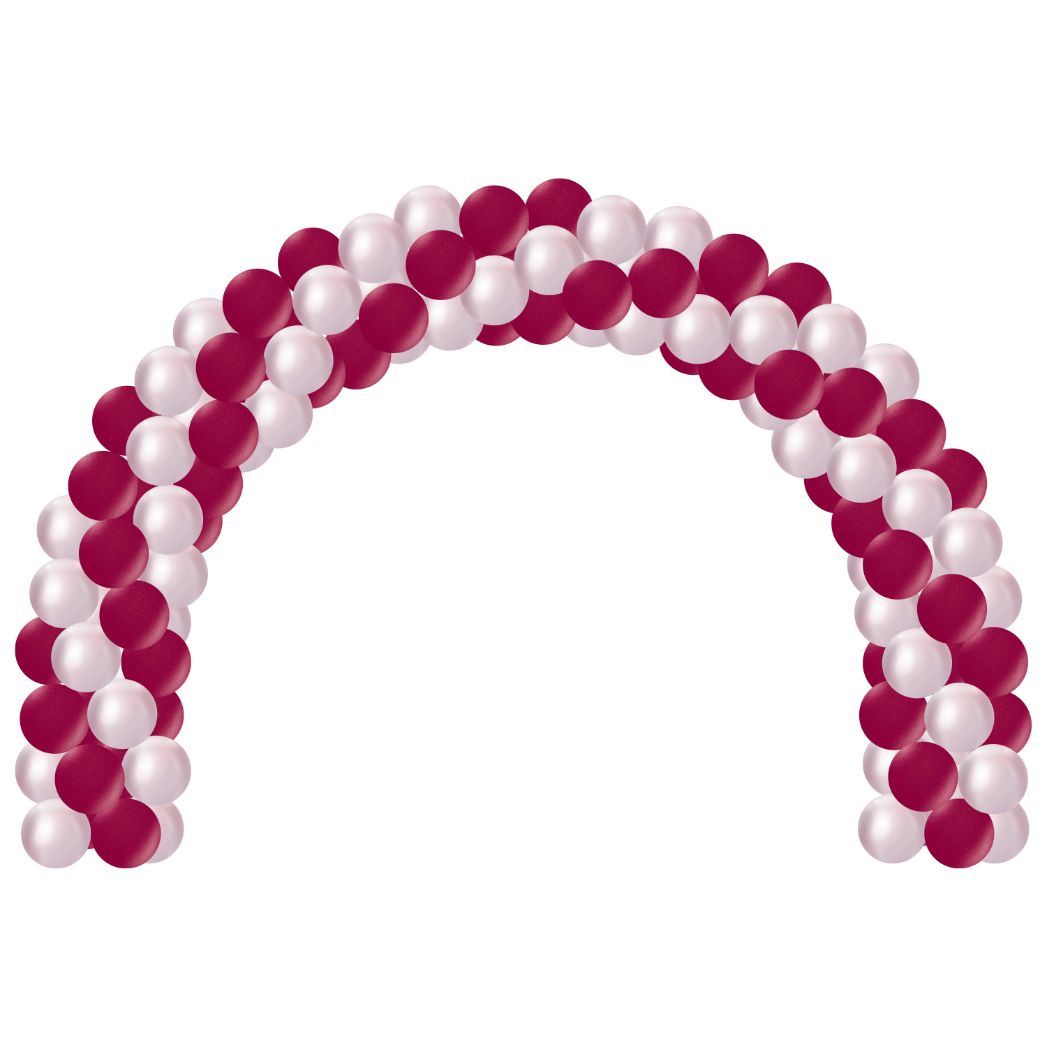 Ballongbåge Plum (8 meter)