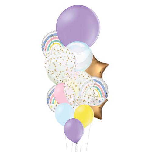 Baby Pastell Regnbåge - Large