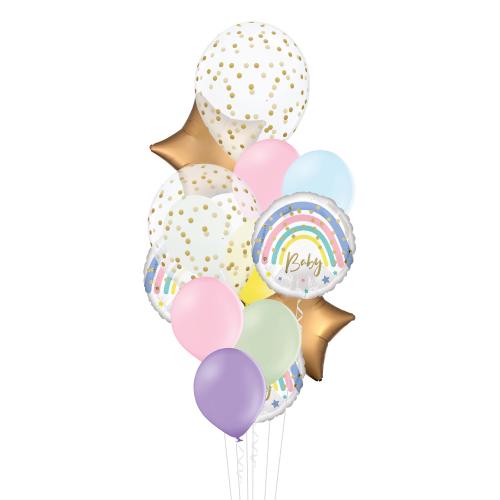 Baby Pastell Regnbåge - Medium