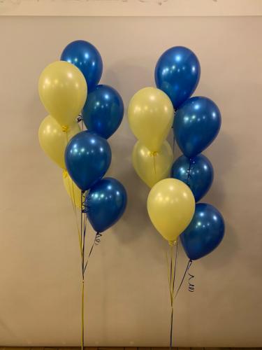 Skimrande Gul & Blå - Bukett 701