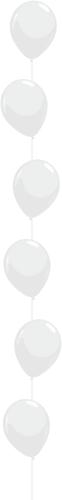 Ballonglina 601 - 6st 28cm latex