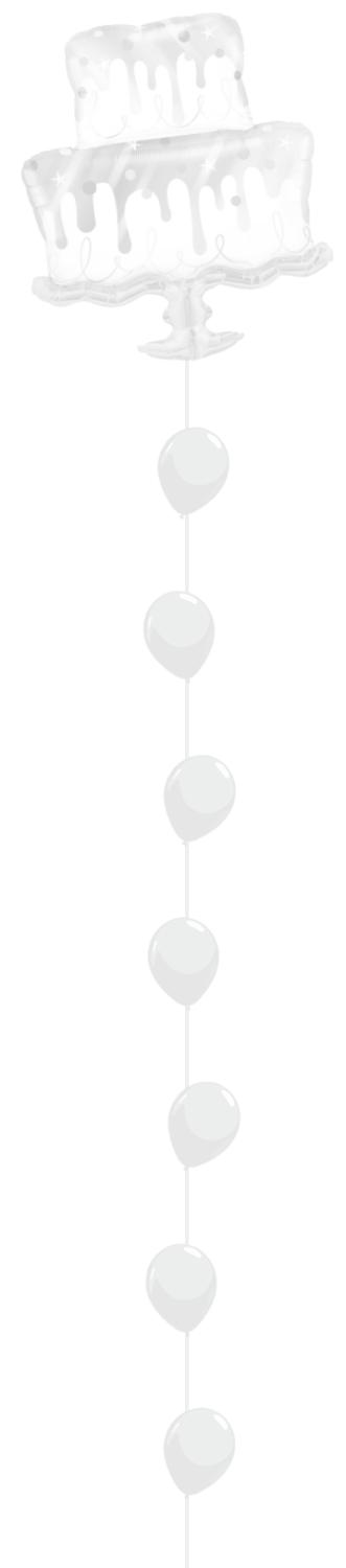 Ballonglina Shape - 1st folie, 5-7st 12cm latex