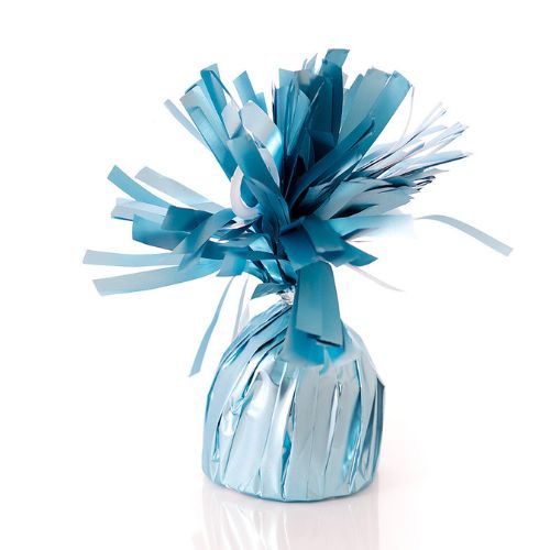 Ballongtyngd Folie Satin Pastell Blå