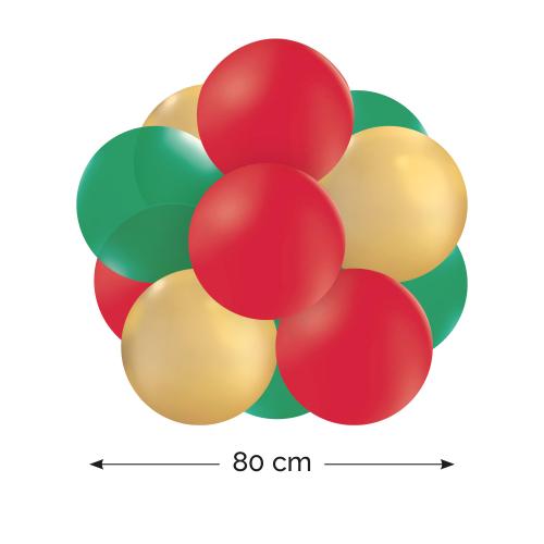 Ballongboll Jul Heliumfylld 80 cm