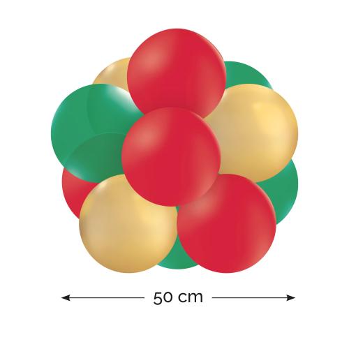 Ballongboll Jul Lutftylld 50 cm