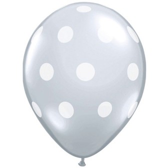 28cm Genomskinlig Polka Dots