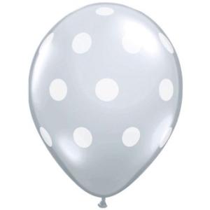 28cm Genomskinlig Polka Dots