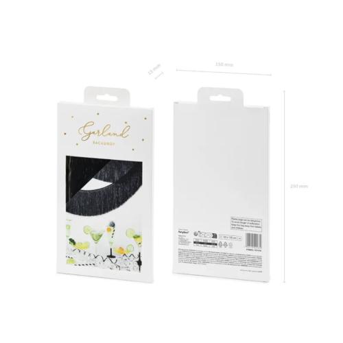Fringe Garland Black