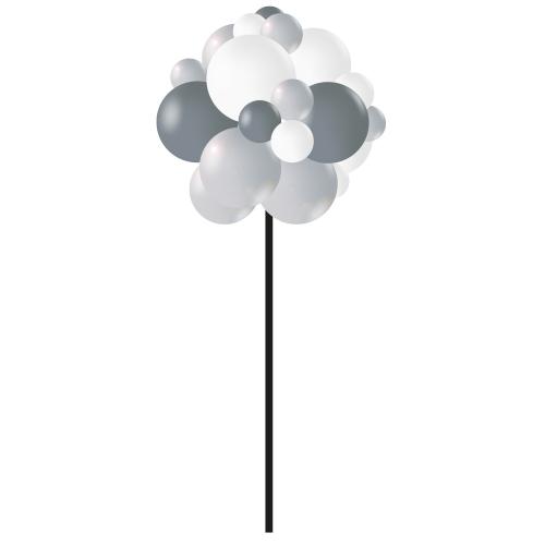 Organisk ballongboll på bambupinne (för kruka, gräsmatta etc)