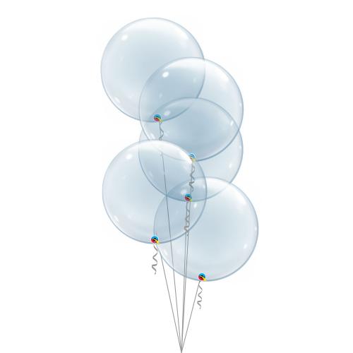 Bukett 504 - 5st 45cm bubbla, clearz eller orbz
