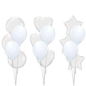 Bukett 506 - 2st 28cm latex, 3st standard folie