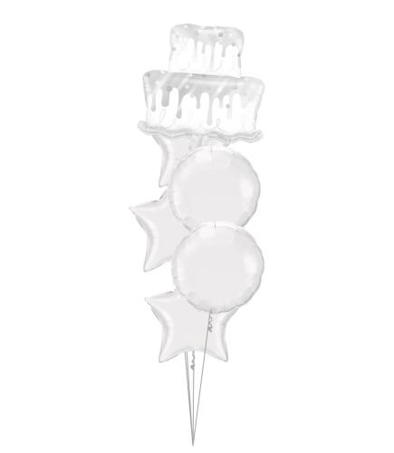 Bukett 607 - 5st standard folie, 1st siffra/shape