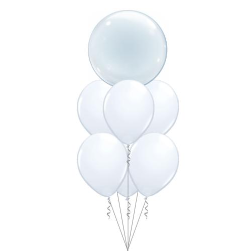 Bukett 704 - 1st bubbla, 6st 28cm latex