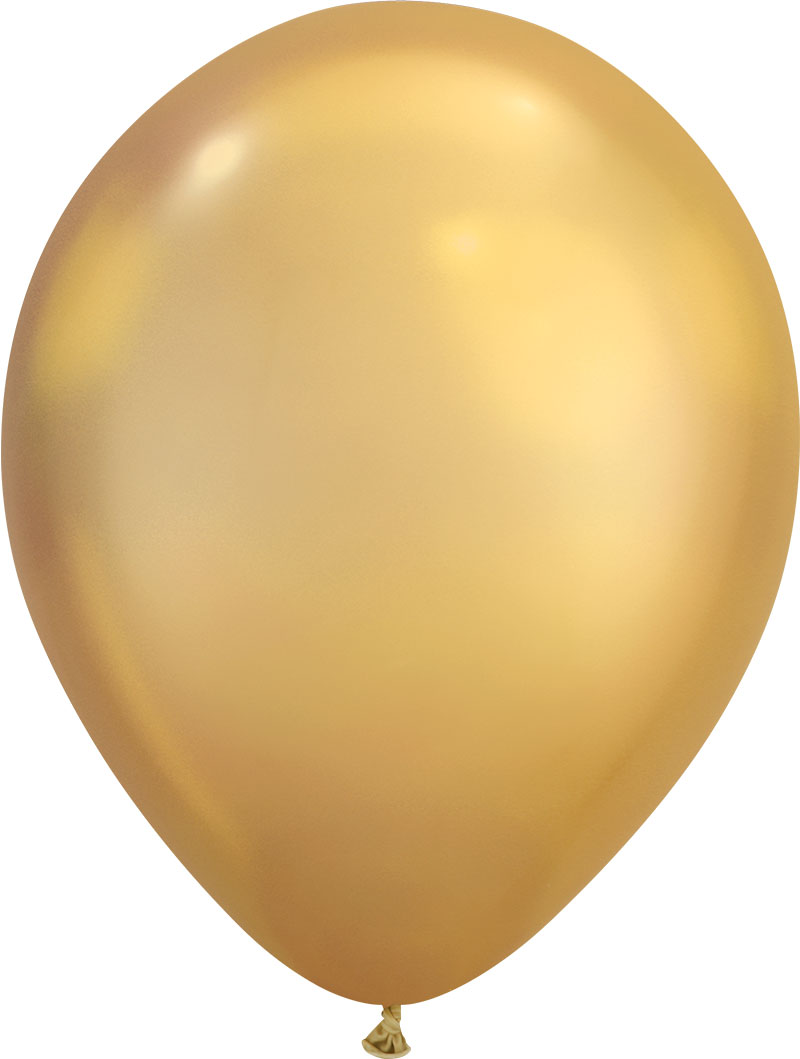 18 cm chrome gold 100 pack