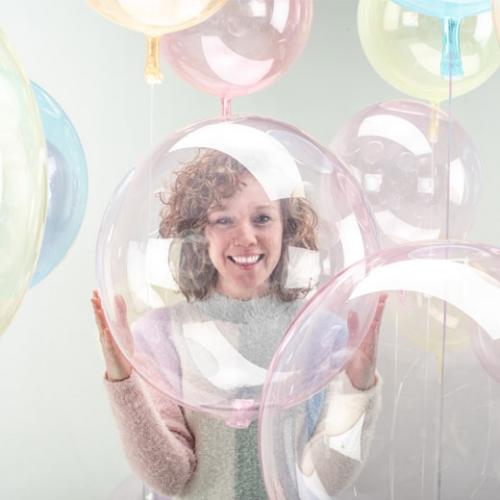 Clearz Crystal Clear Foil Balloon