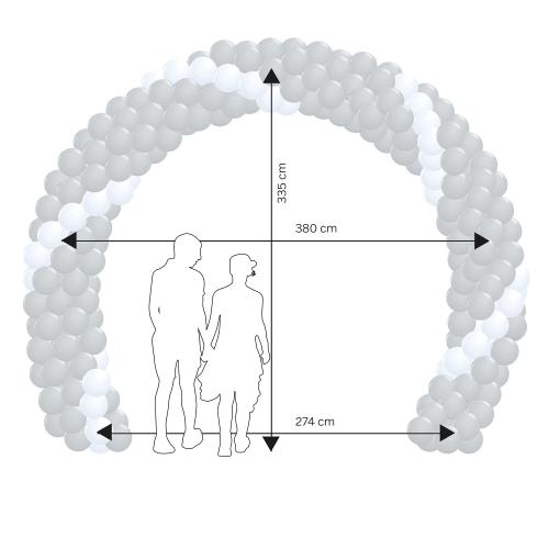 Ballongportal #2 Rosaröd