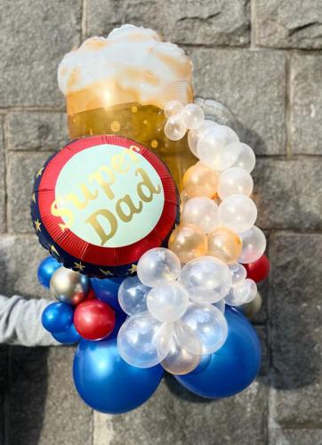 Luftfylld ballongdekor Farsdag