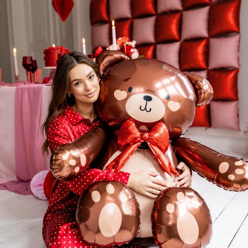 84cm Sittande Teddybjörn