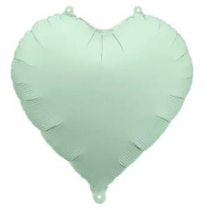 45cm Hjärta Pastell Grön - S