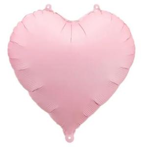 45cm Hjärta Pastell Rosa - S