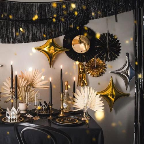 18'' (45cm) Silverstjärna med 4-uddar