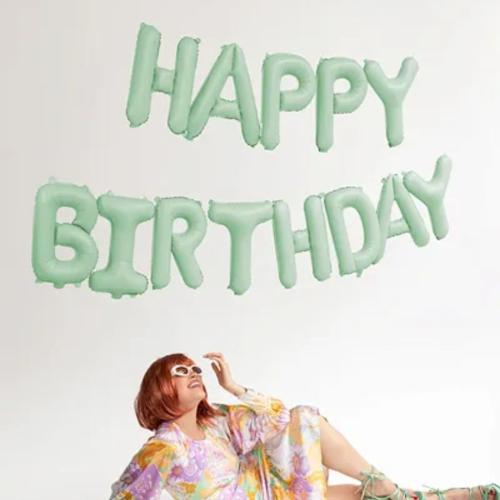 Happy Birthday Ljusgrön