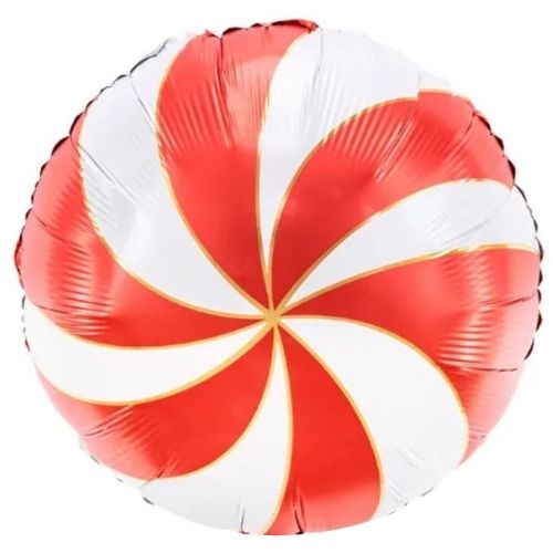 35cm Godissnurra Vit/Röd/Guld
