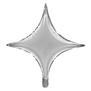18'' (45cm) Silverstjärna med 4-uddar