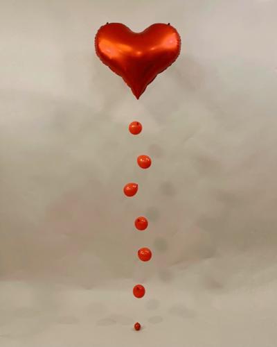 Ballonglina Shape - 1st folie, 5-7st 12cm latex