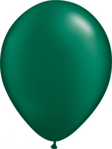 12 cm pärlemo skogsgrön ballong 100 pack
