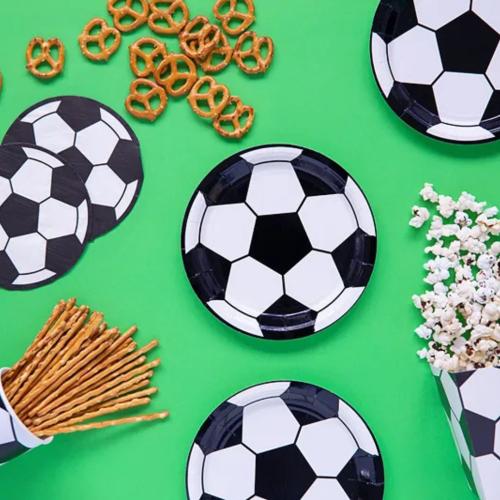 Papperstallrikar Fotboll 18cm