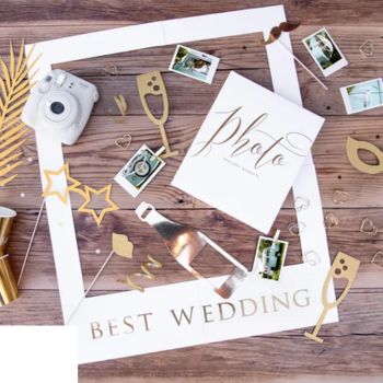 Foto Props Let's Celebrate guld