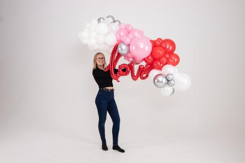 Organisk ballonggirlang 3 meter