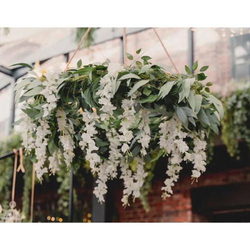 Grön Pilblads Girlang 2m