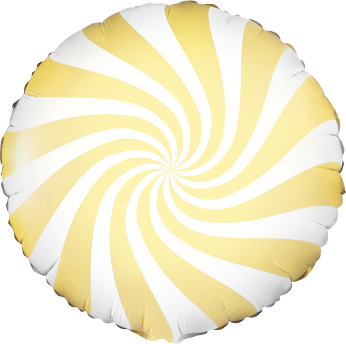 14" (35 cm) Godis snurra gul