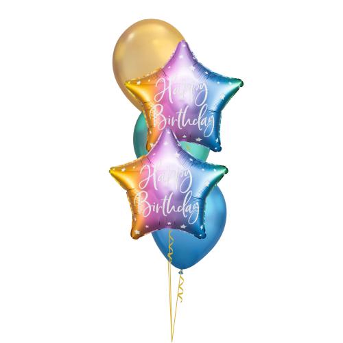 Bukett 505 - Happy Birthday Ombré