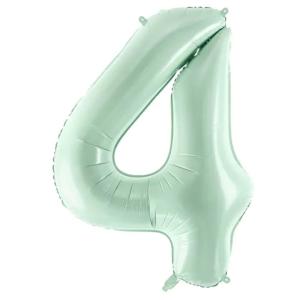 72cm Ljusgrön Siffra 4 - L