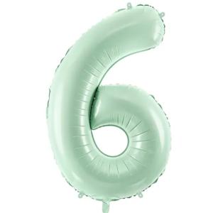 72cm Ljusgrön Siffra 6 - L