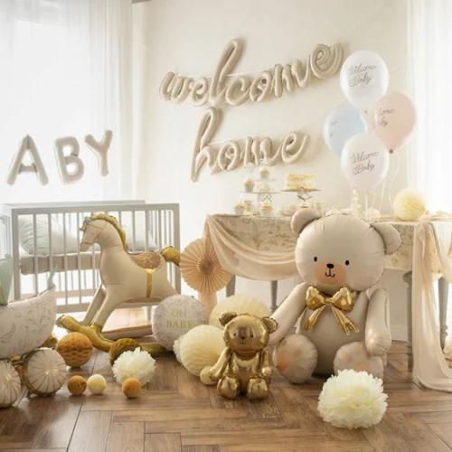 106cm Gunghäst Guld