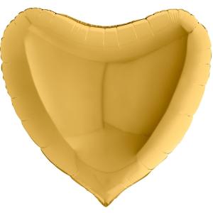 80cm Hjärta Guld - XXXL