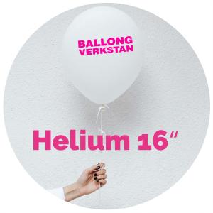 Heliumfylld 16" (40cm) latexballong