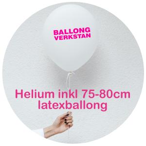 Helium inkl en 36" (75cm) latexballong
