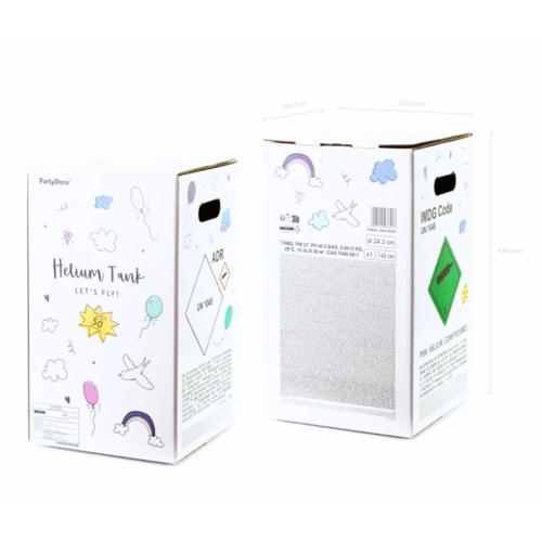 Engångshelium Upp till 25st 30cm latexballonger