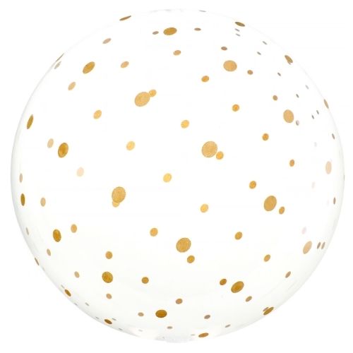 60cm Genomskinlig Guldprickar