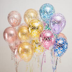 40cm Konfettiballong (utbytesballong i bukett)