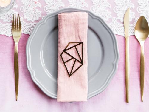 Confetti Gems, gold, 1pack