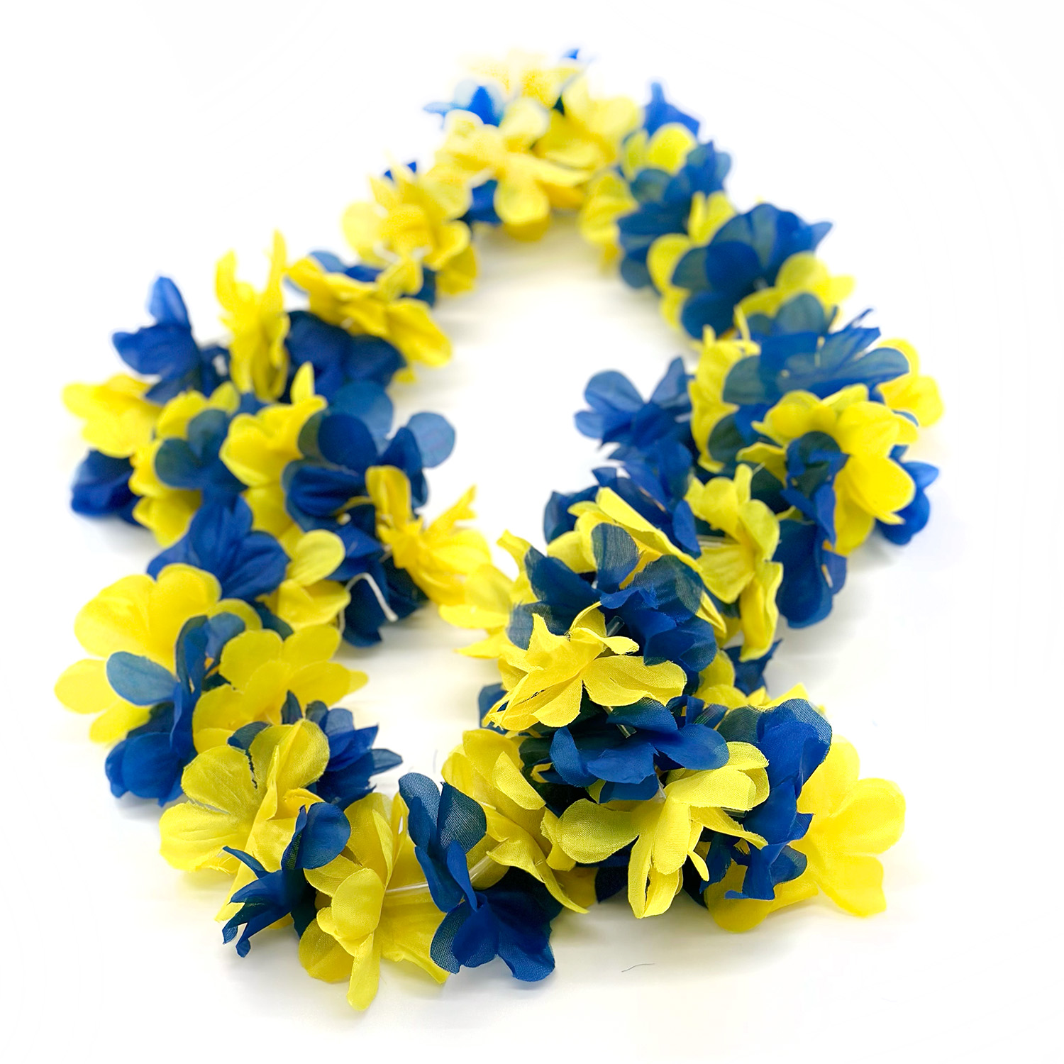 Hawaiikrans Blå/Gul