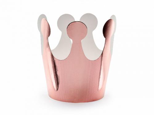 Crown Party, rose gold, 6cm (1 ctn/50 pkt) (1 pkt/6 pc.)